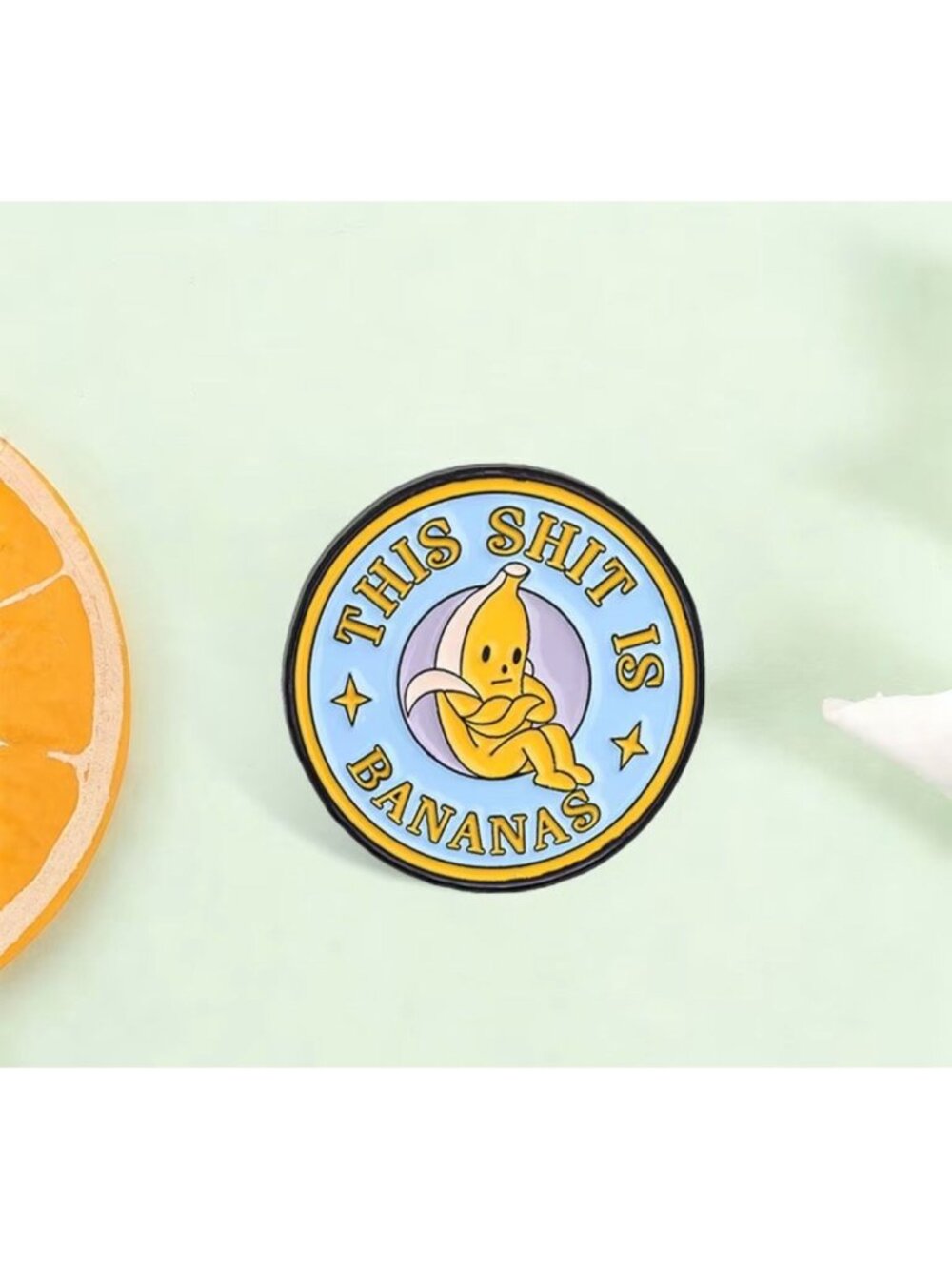 THIS SH*T IS BANANAS Enamel Pin NEW NWOT Brooch